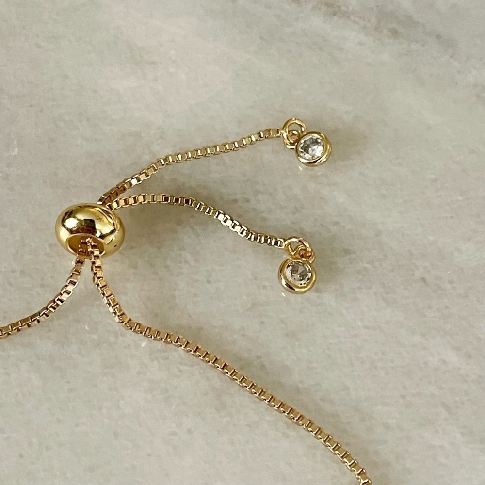 Heart Gold Plated Bracelet - Picture 4 of 6